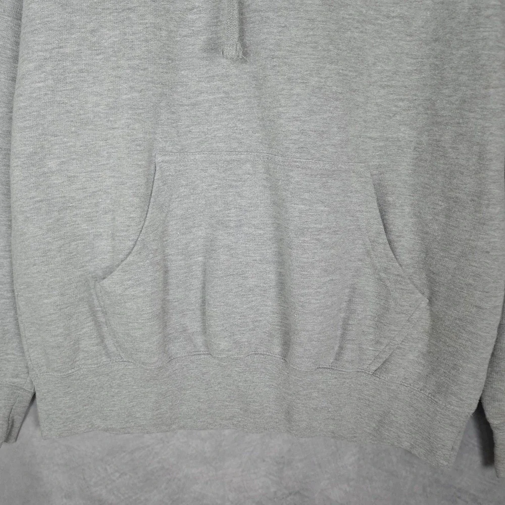 Quiksilver Hoodie Mens Large Gray Pullover Surf Graphic Logo Skate Streetwear - Picture 8 of 16